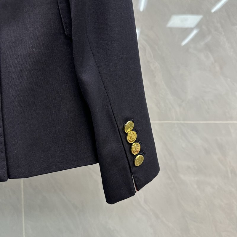 브라운 울 정장 세트 001-258748