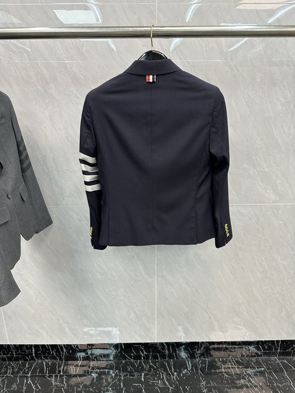 브라운 울 정장 세트 001-258748