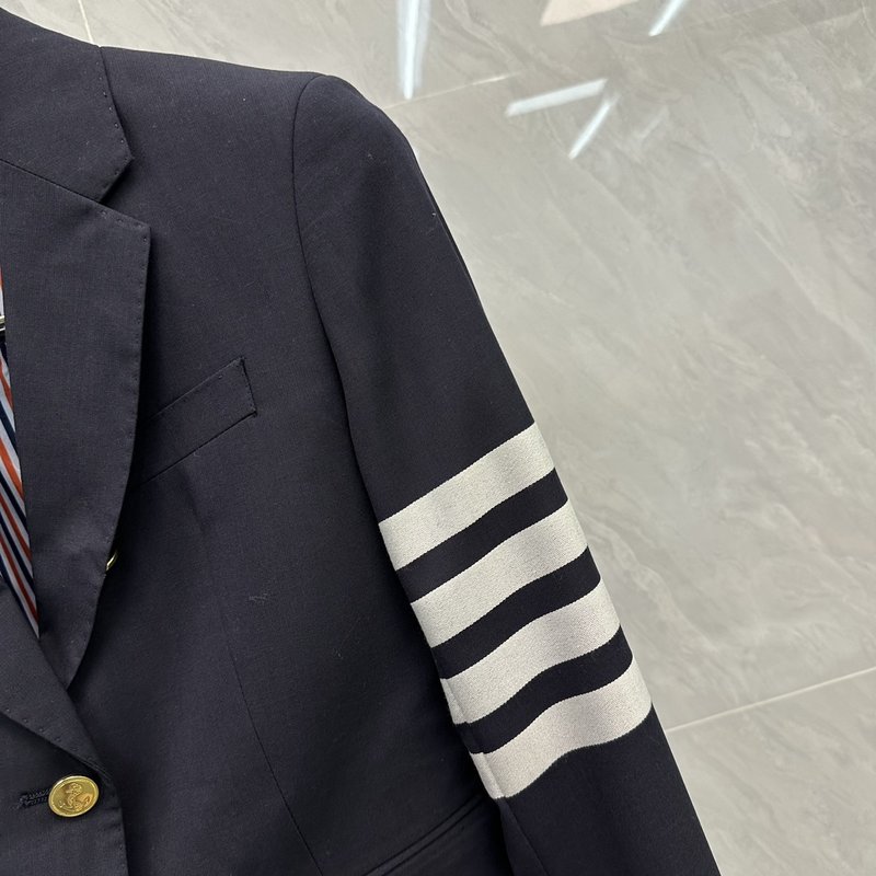 브라운 울 정장 세트 001-258748