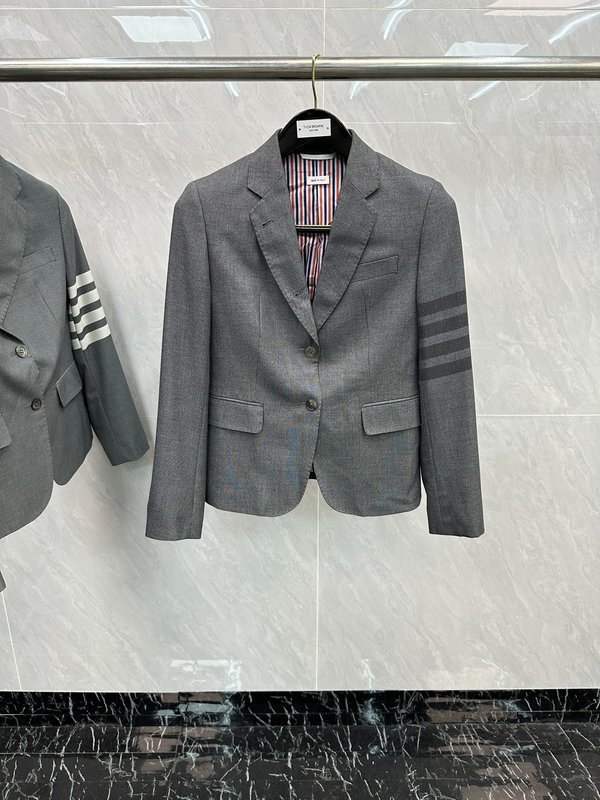 브라운 울 정장 세트 001-258749