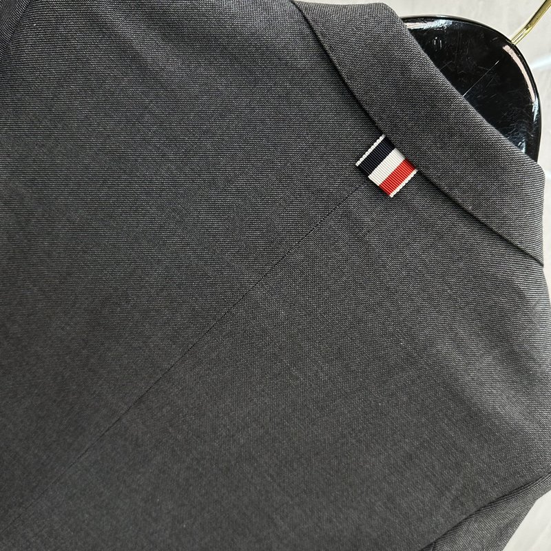 브라운 울 정장 세트 001-258749