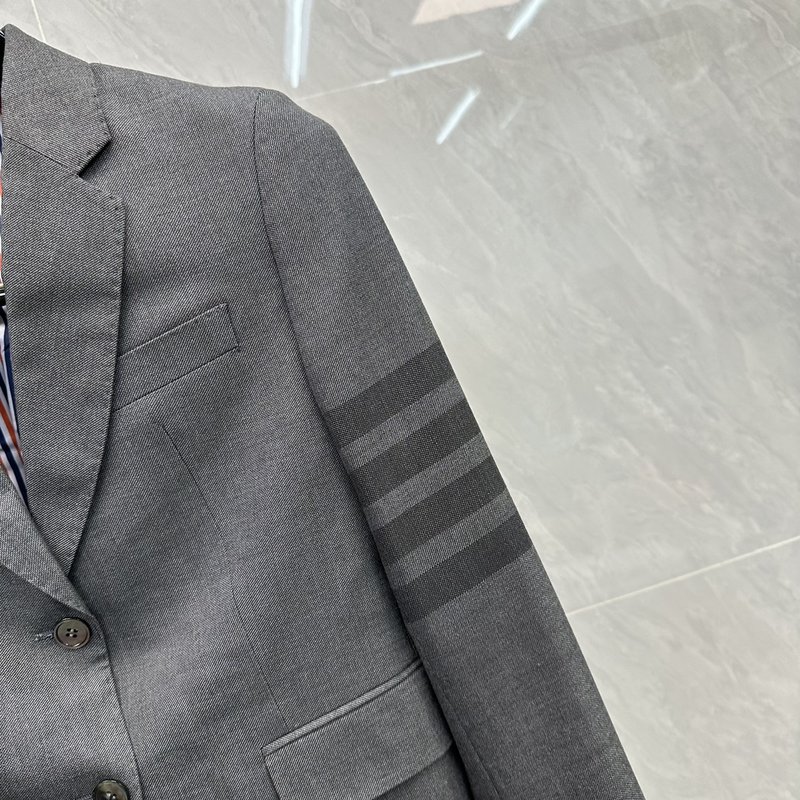 브라운 울 정장 세트 001-258749