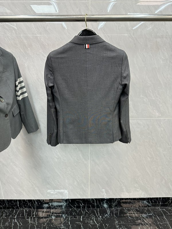 브라운 울 정장 세트 001-258749