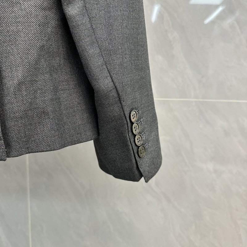 브라운 울 정장 세트 001-258749