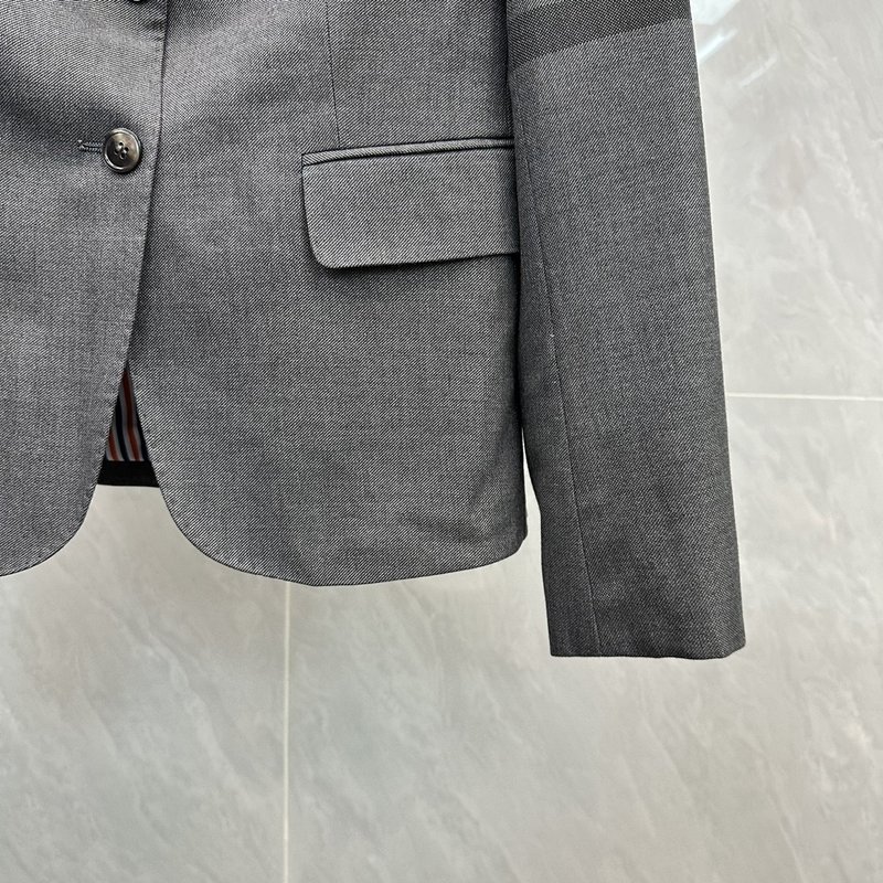 브라운 울 정장 세트 001-258749