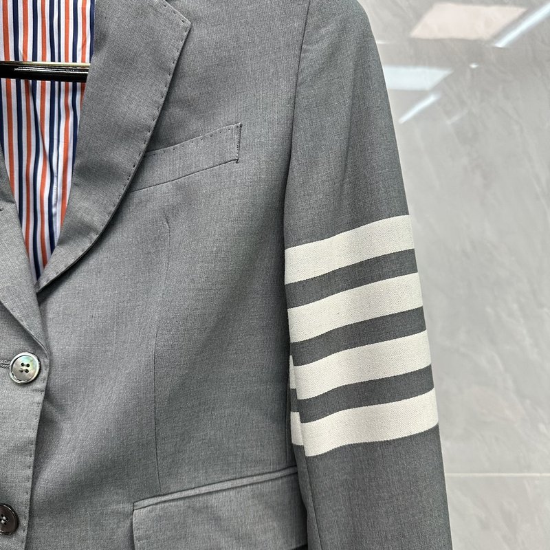 브라운 울 정장 세트 001-258757