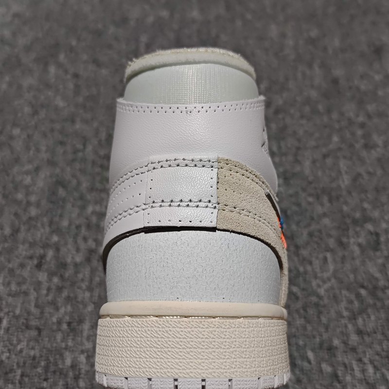OW 콜라보 AJ1 하이탑 캐주얼 스니커즈 001-258871