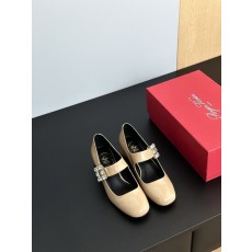 레트로 스퀘어 토 굽 메리제인 슈즈 001-259014