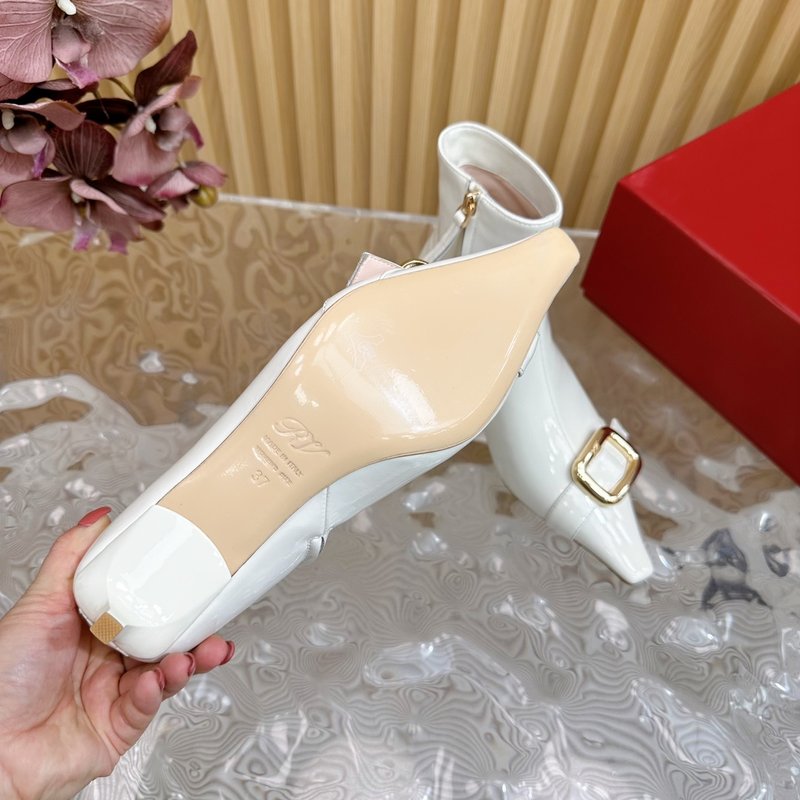 로저 비비에 클래식 버클 두꺼운 앵클부츠 001-259099