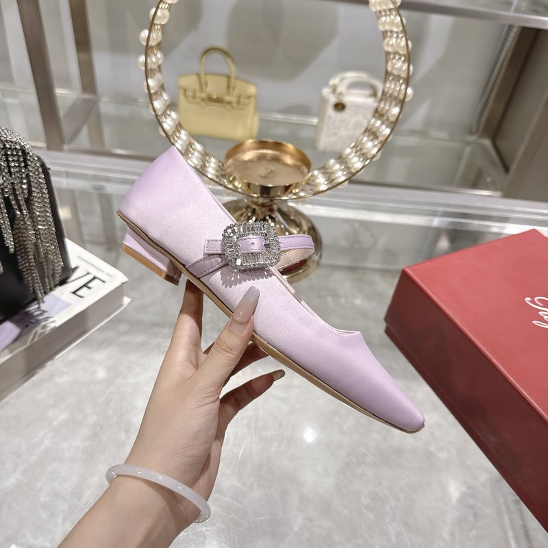 로저 비비에 더블 버클 메리제인 힐 001-259104