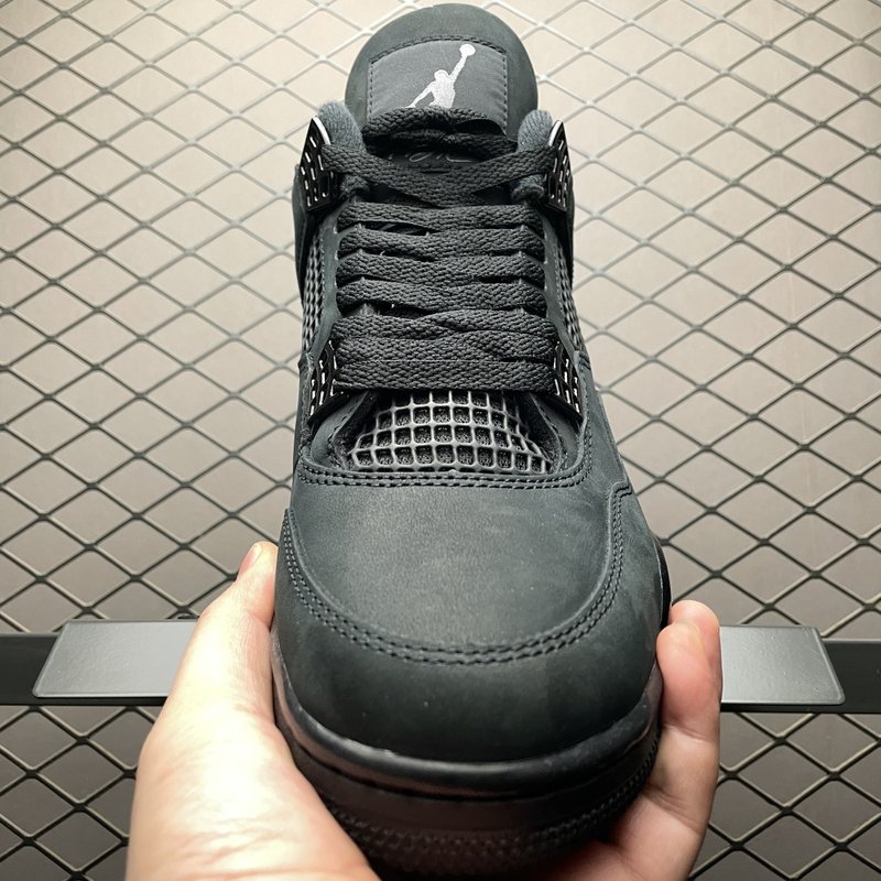 퓨어 오리지널 블랙 AJ4 농구화 001-259458