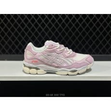 아식스 GEL-NYC 통기성 메쉬 빈티지 러닝화 001-259542