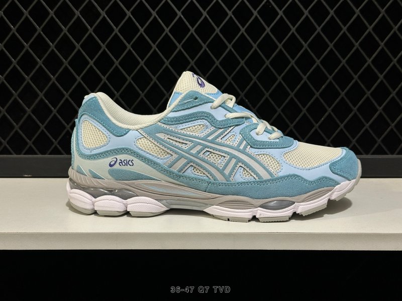 아식스 GEL-NYC 레트로 쿠션 통기성 운동화 001-259918