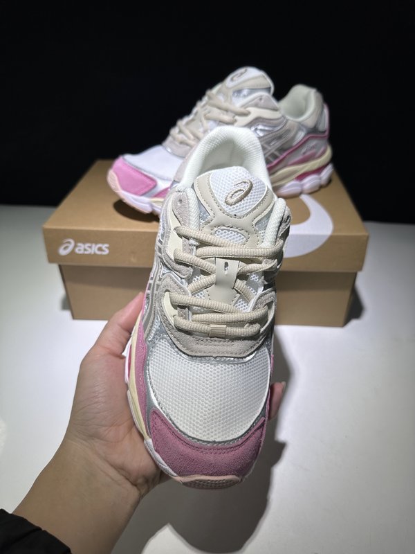 아식스 GEL-NYC 복고 쿠션 통기성 운동화 001-259936