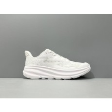 HOKA 클리프톤 9 화이트 로우탑 러닝화 001-260257