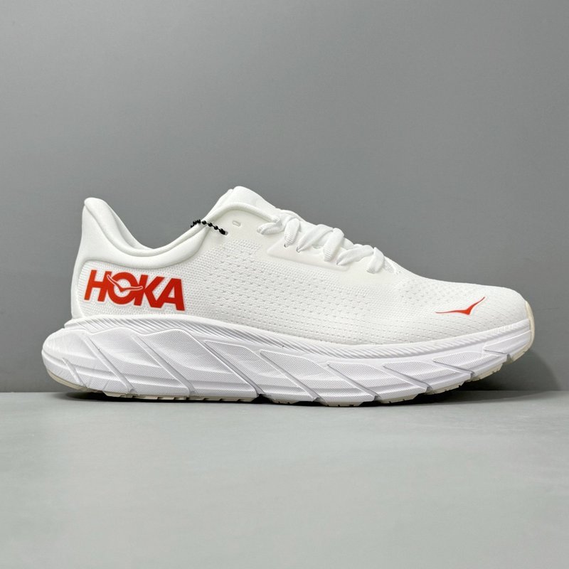 HOKA Arahi7 여성용 화이트 러닝화 001-260316