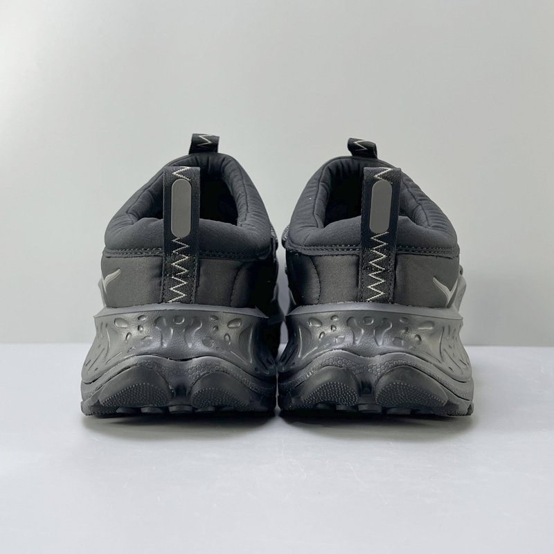 HOKA 남성용 블랙 하프 슬리퍼 면화 신발 001-260370