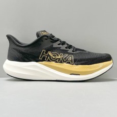 HOKA 로켓 시리즈 블랙 골드 러닝화 001-260429
