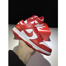 나이키 덩크 로우 레이스업 캐주얼 웨딩슈즈 레드 001-260691