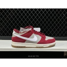 나이키 덩크 로우 클래식 레드 화이트 캐주얼 스니커즈 001-260738