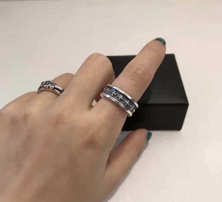 크롬하츠 풀크로스 반지 남녀공용 001-262260