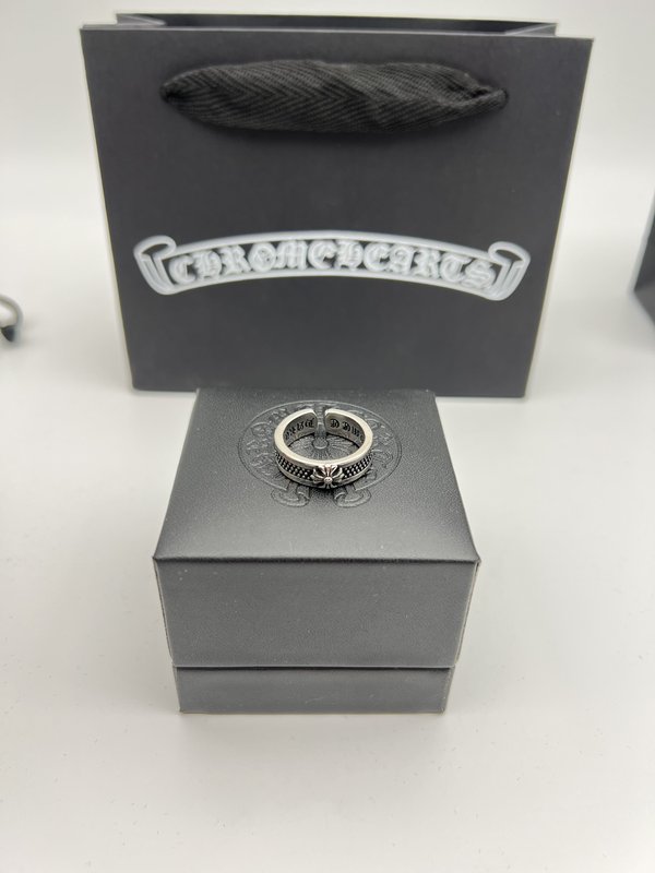 크롬하츠 범문 십자화 오픈 링 001-262271