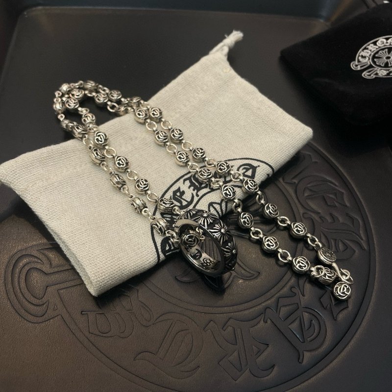 Chrome Hearts 빈티지 멀티 요소 목걸이 반지 001-262286