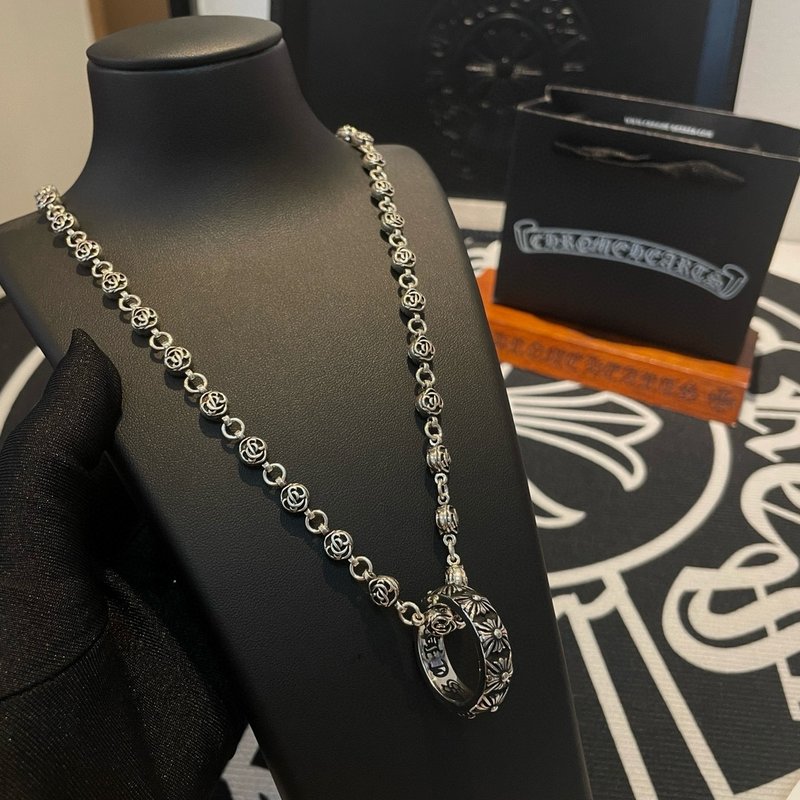 Chrome Hearts 빈티지 멀티 요소 목걸이 반지 001-262286
