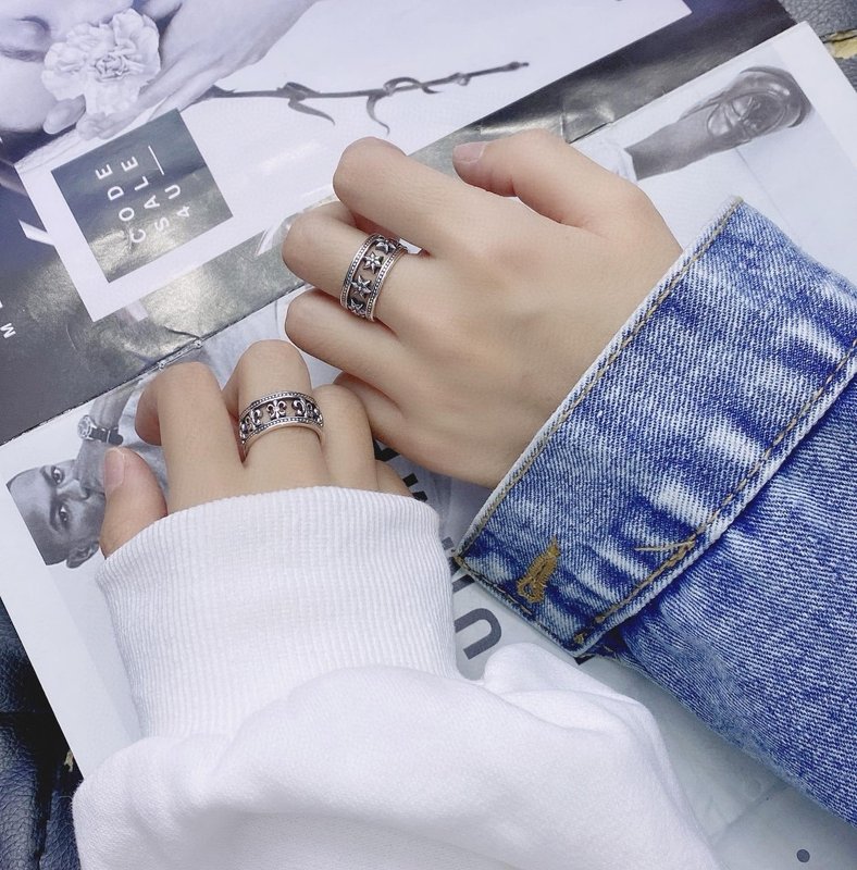 Chrome Hearts 클래식 빈티지 오픈 링 001-262291