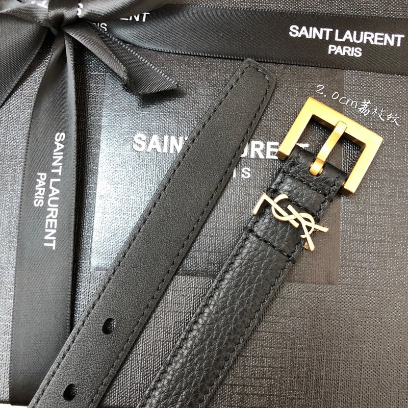 YSL 리치 그레인 소가죽 소프트 벨트 001-262379