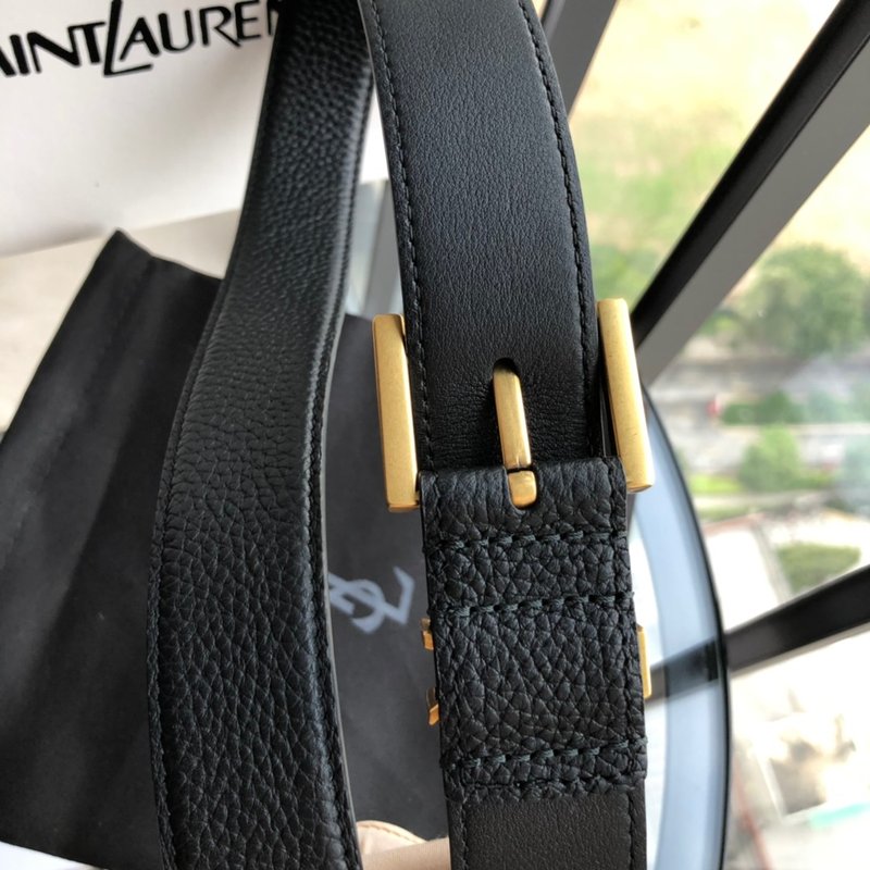 YSL 생로랑 3.0cm 레트로 금속 버클 여성 벨트 001-262381