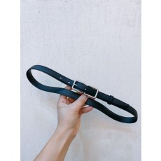 YSL 소가죽 더블 버클 슬림 벨트 001-262387