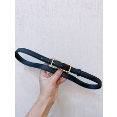 YSL 소牛皮 더블 버클 슬림 벨트 001-262388