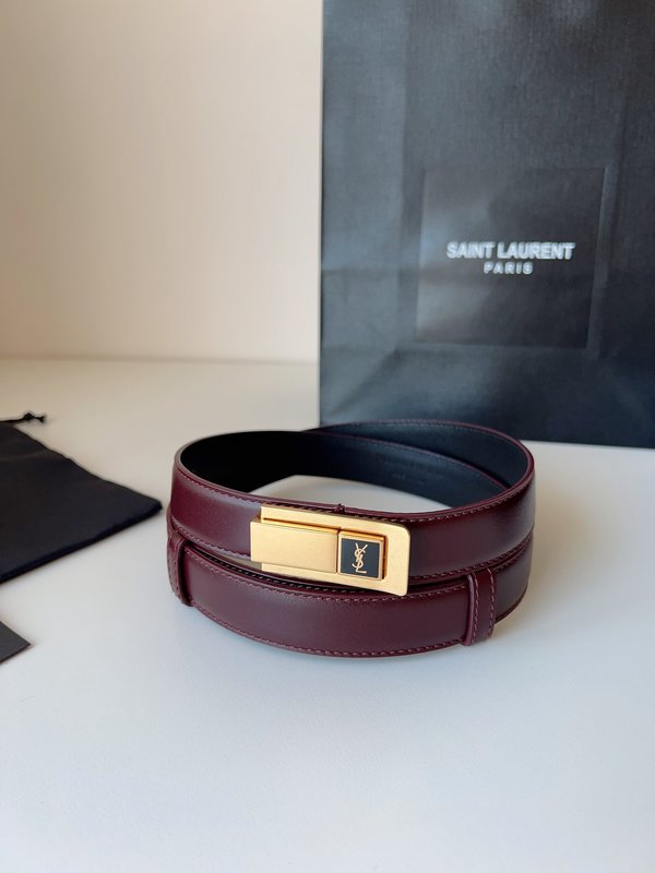 YSL 생로랑 샤르니에르 가죽 벨트 001-262389