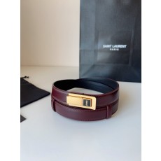 YSL 생로랑 샤르니에르 가죽 벨트 001-262389