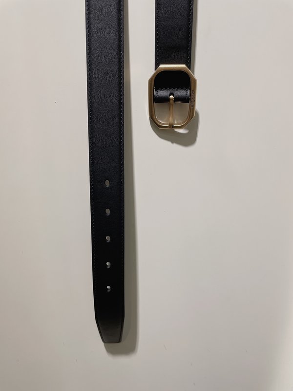 YSL 스무스 가죽 프레임 버클 벨트 001-262392
