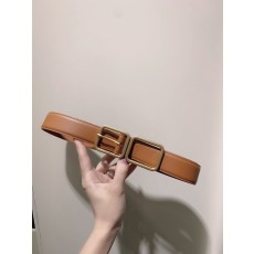 YSL 스무스 레더 더블 버클 내로우 벨트 001-262394