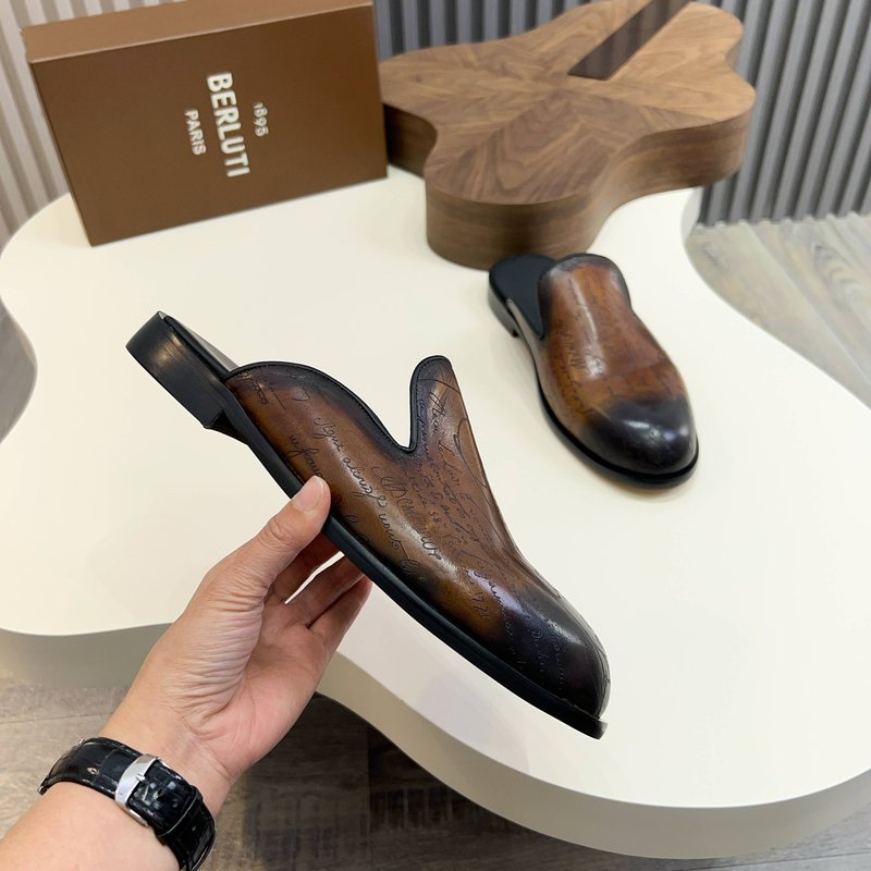 벨루티 남성 수제 가죽 슬립온 001-262472