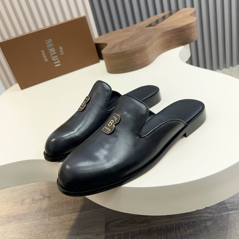 벨루티 남성 가죽 샌들 수제 반슬리퍼 001-262473