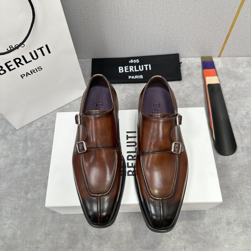 Berluti 벨루티 남성 수제 염색 정장 구두 001-262481