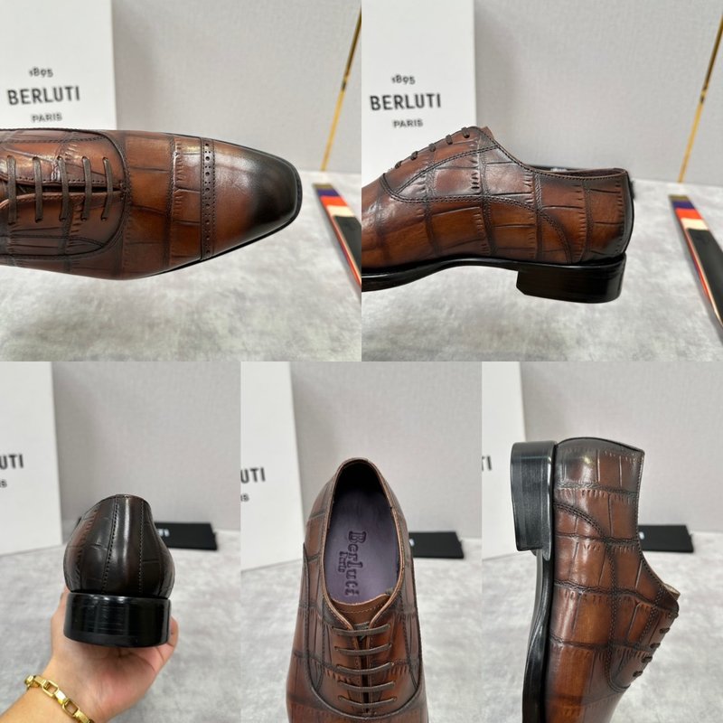 벨루티 남성 수제 염색 정장 구두 001-262489