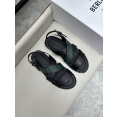 벨루티 남성 가죽 슬리퍼 001-262511