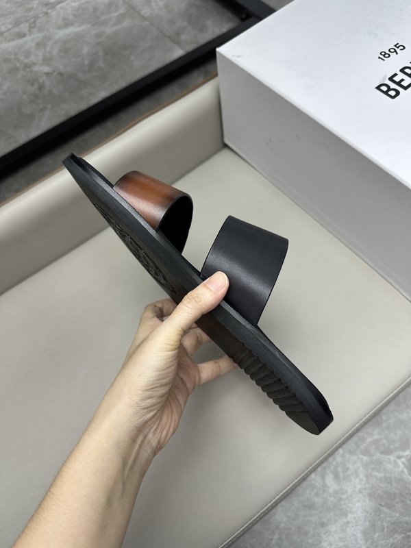 벨루티 남성 가죽 수제 슬리퍼 001-262516