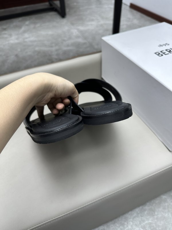 벨루티 남성 가죽 수제 슬리퍼 001-262517