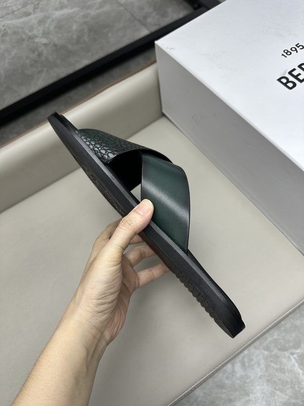 벨루티 남성 프리미엄 가죽 슬리퍼 001-262518