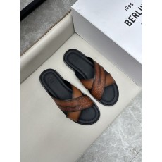 벨루티 남성 가죽 수제 염색 슬리퍼 001-262519