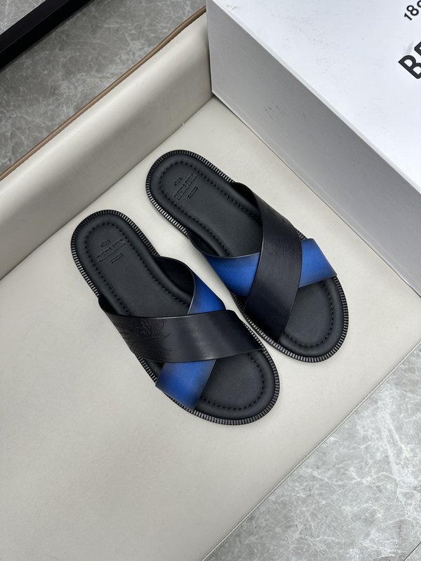 벨루티 남성 가죽 여름 슬리퍼 001-262523