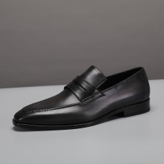 벨루티 수입 소牛皮 핸드메이드 염색 남성 정장구두 001-262536