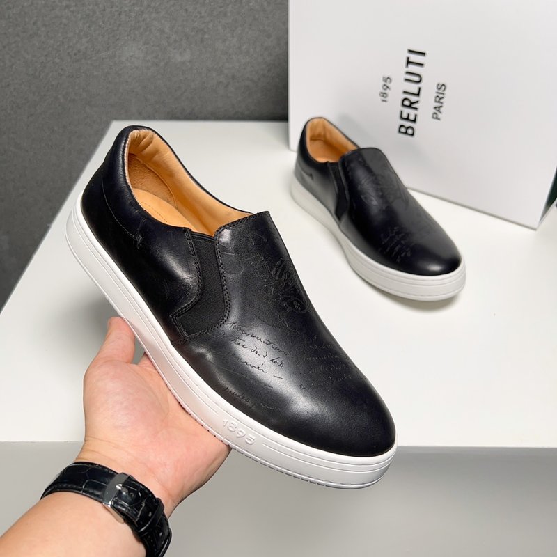 Berluti 벨루티 남성 수제 가죽 스니커즈 001-262553