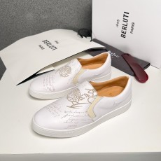 벨루티 남성 수제 염색 가죽 스니커즈 001-262554